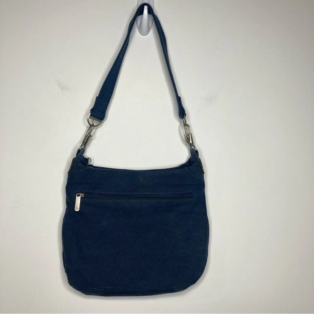 Travelon RFID anti-theft Heritage hobo Bag navy blue‎